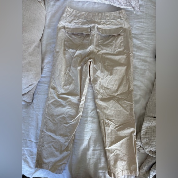 Sundance Cream Casual High Waisted Fall Staple Ankle Pants - Picture 8 of 8